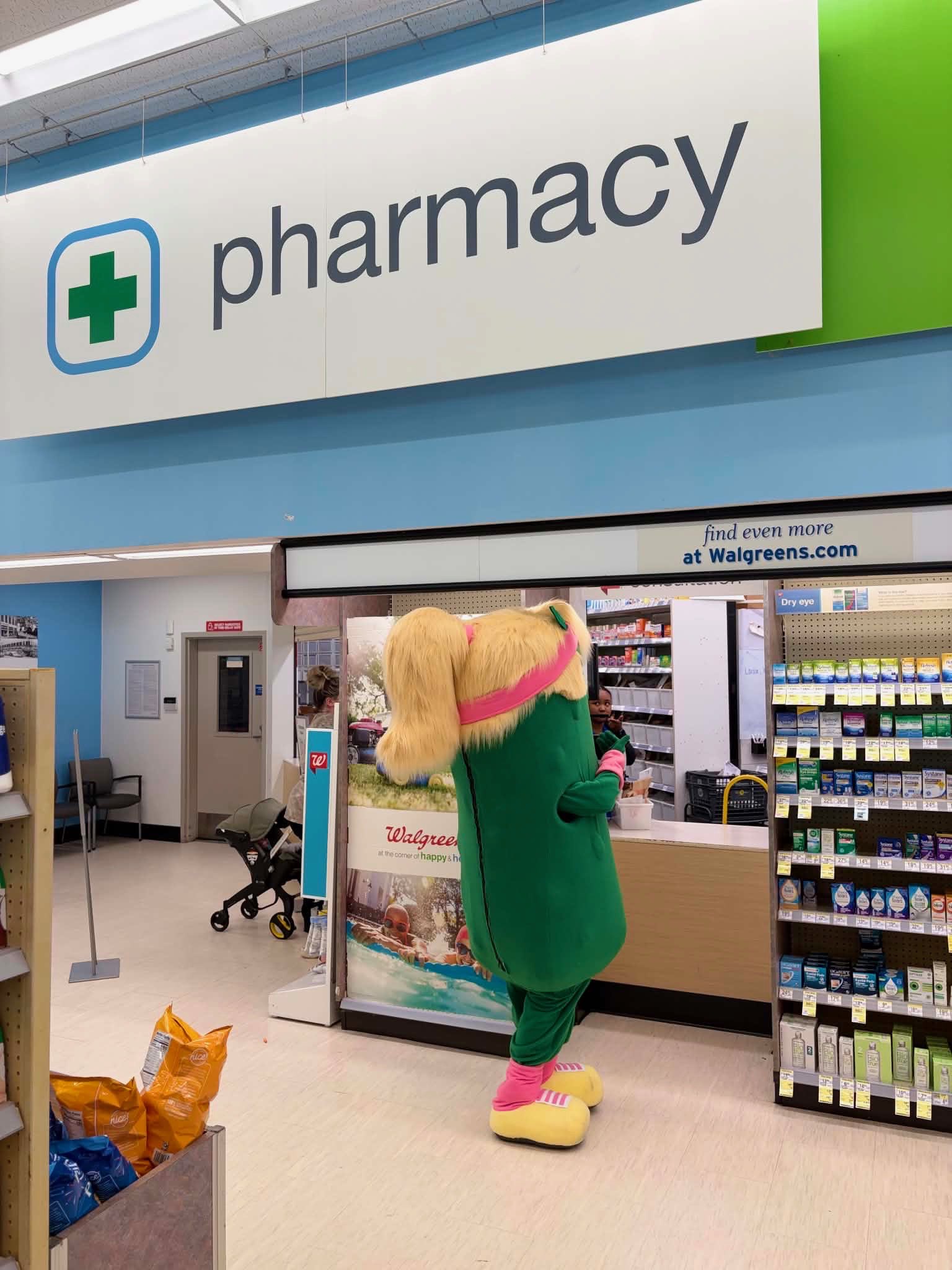 Paddy the Pickle at Walgreens
